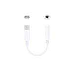 Nanocable Adaptador Audio USB-C-M a Jack-H, Blanco - Imagen 2