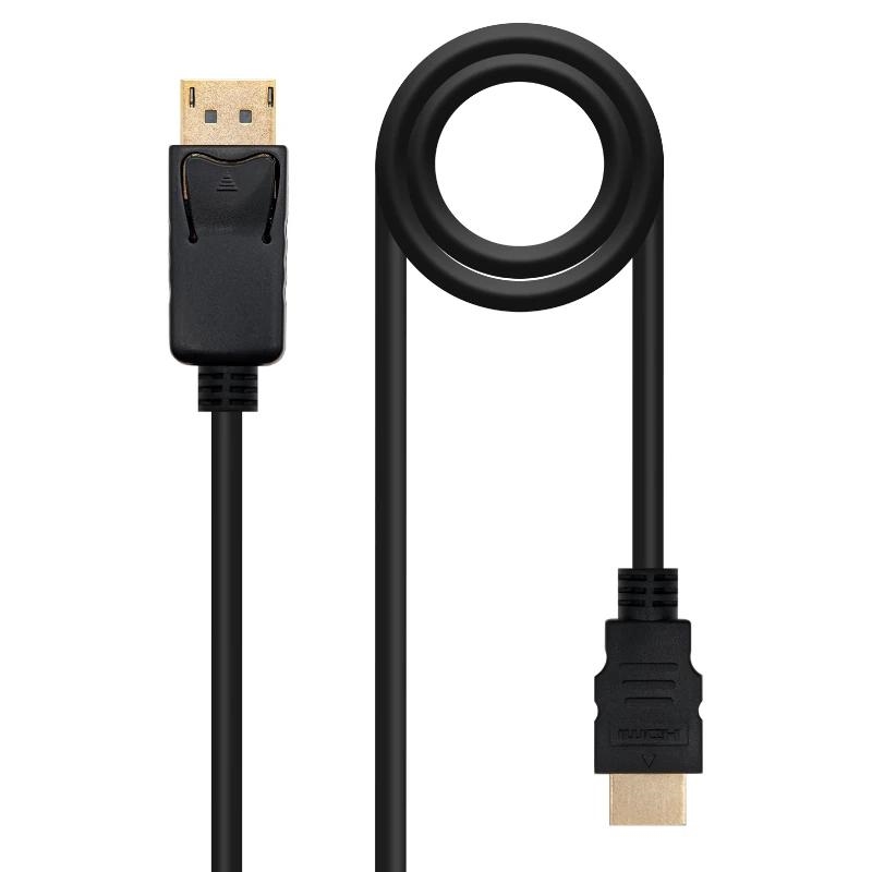 AISCCI0673_800 Nanocable Cable Conversor DP a HDMI Negro 10m - Imagen 1