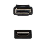 Nanocable Cable Conversor DP a HDMI Negro 10m - Imagen 2