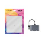 Nanocable Conversor USB-C/M a HDMI-VGA/H 15 cm - Imagen 2