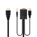 Nanocable Conversor HDMI a VGA-Jack-UBS, 1.8 m - Imagen 2