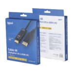 iggual Cable DisplayPort (M) a HDMI (M) 4K 2metros - Imagen 2