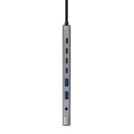 Nanocable Hub 8en1 USB-A+USB-C+HDMI+USB-C PD+Jack - Imagen 3
