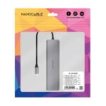 Nanocable Hub 8en1 USB-A+USB-C+HDMI+USB-C PD+Jack - Imagen 4