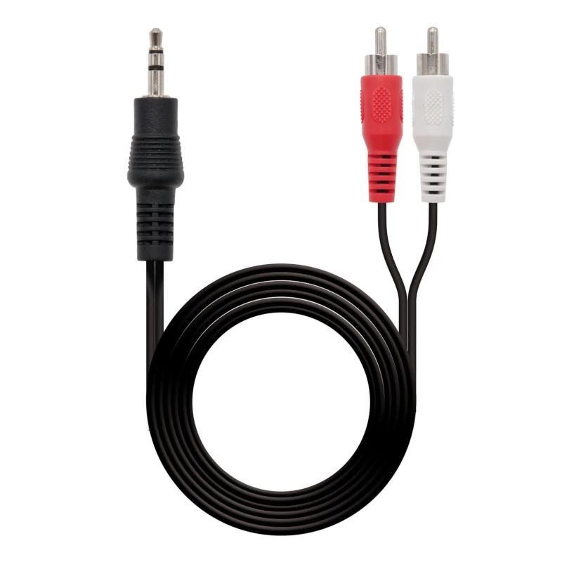 AISCCI0766_800 Nanocable Cable Audio Estereo 3.5/M-2xRCA/M, 10 m - Imagen 1