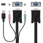 Nanocable KVM Switch VGA USB 1u-2PC+Cable - Imagen 2