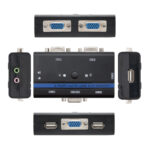 Nanocable KVM Switch VGA USB 1u-2PC+Cable - Imagen 3