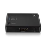 EWENT EW3730 Switch HDMI 4K 3x1con mando distancia - Imagen 3