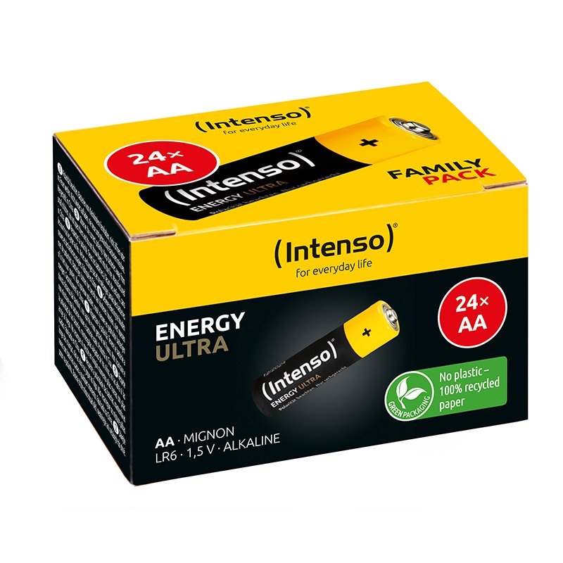 AISPIL0148_800 Intenso Pila Alcalina energy ultra AALR06 Box-24 - Imagen 1