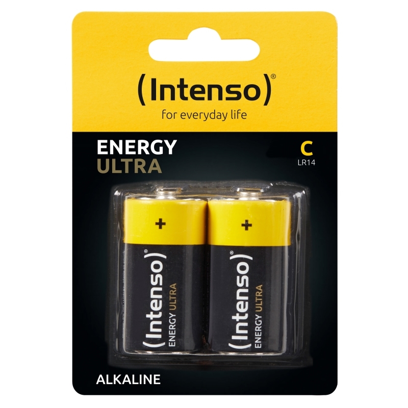 AISPIL0149_800 Intenso Pila Alcalina energy ultra CLR14 Pack-2 - Imagen 1