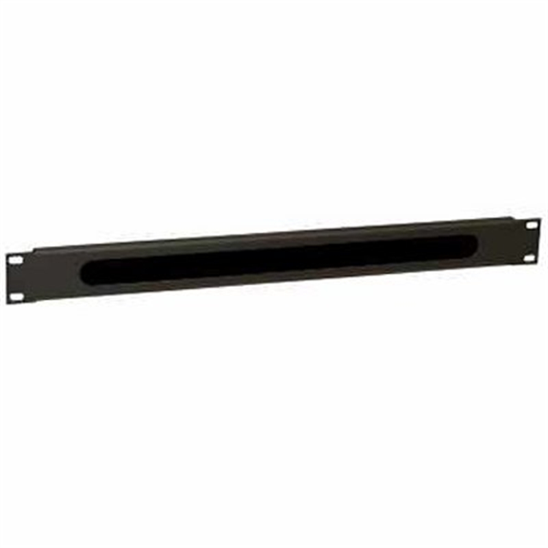 ANEAAA0138_800 WP Guía Cable con cepillo 1U black RAL 9005 - Imagen 1
