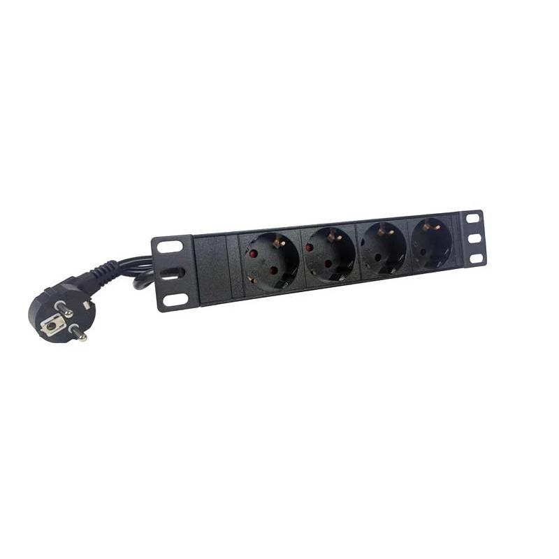 ANEAAA0529_800 2LAN Regleta 19" 4 Schukos sin Interruptor - Imagen 1