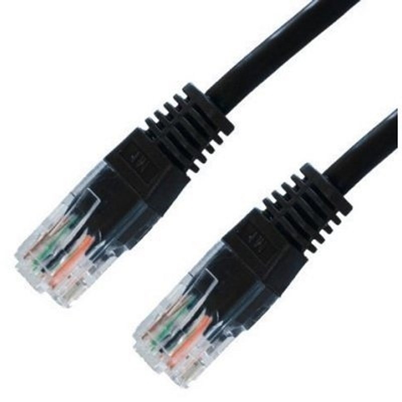 ANEAHE0054_800 Nanocable Latiguillo Categoria 6 UTP 1 M Negro - Imagen 1