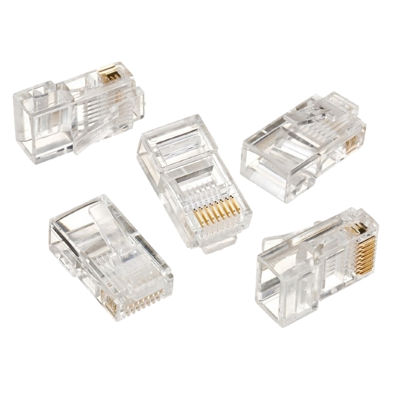 ANEAHE0492_800 Gembird Conector RJ45 Cat.5 UTP Sólidos (50 uds.) - Imagen 1