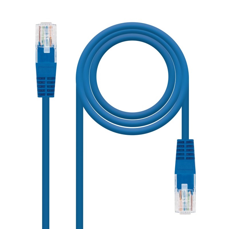 ANEAHE0624_800 Nanocable Latiguillo Categoria 6 UTP 1 M Azul - Imagen 1