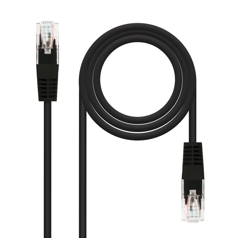 ANEAHE0638_800 Nanocable Latiguillo Categoria 6 UTP 0.5 M Negro - Imagen 1