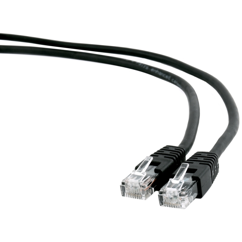 ANEAHE0655_800 Gembird Latiguillo Cat.6 UTP 1 M Negro - Imagen 1