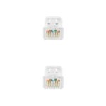 Nanocable Latiguillo Cat. 6A LSZH/UTP 3 M Blanco - Imagen 3