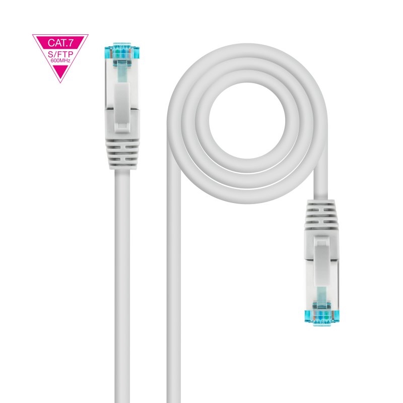 ANEAHE0754_800 Nanocable Latiguillo Cat. 7 LSZH/SFTP 3 M Gris - Imagen 1