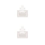 Nanocable Latiguillo Cat.6 UTP 25cm Blanco - Imagen 3