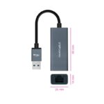 Nanocable Conversor USB 3.0 A Ethernet Gigabit - Imagen 2