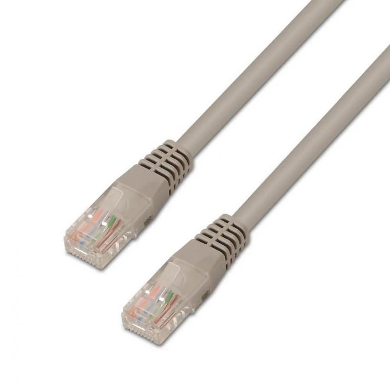 ANEAHE0837_800 Aisens Latiguillo RJ45 CAT.6 UTP 1.0m Gris Cobre - Imagen 1