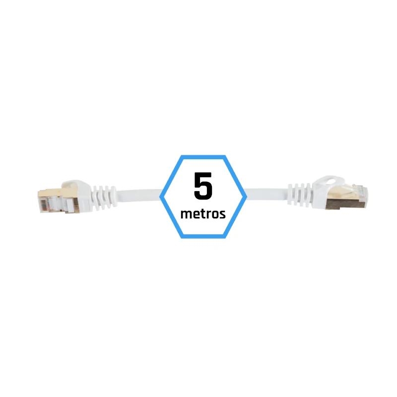 ANEAHE0863_800 iggual Latiguillo CAT7 SFTP LSZH 5 metros blanco - Imagen 1