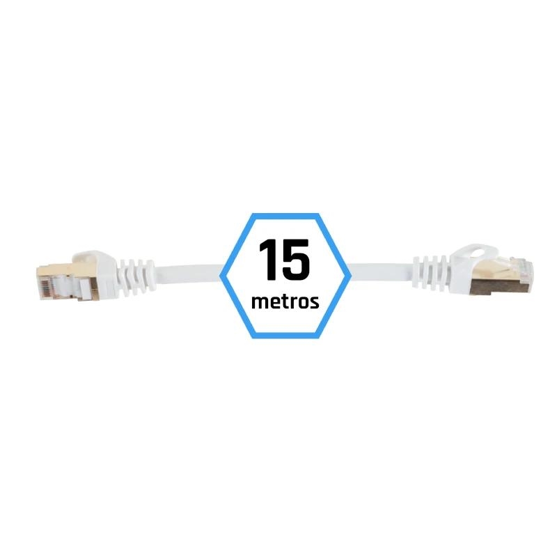 ANEAHE0865_800 iggual Latiguillo CAT7 SFTP LSZH 15 metros blanco - Imagen 1