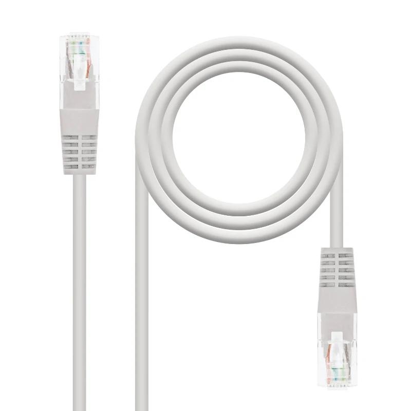 ANEAHE0878_800 Nanocable Latiguillo Categoria 6 UTP 25 M Gris - Imagen 1