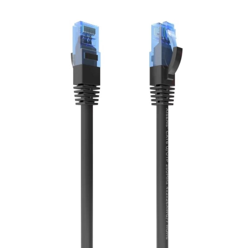 ANEAHE0896_800 Aisens Cable RJ45 Cat.6 UTP AWG26 CCA Negro 1.5M - Imagen 1