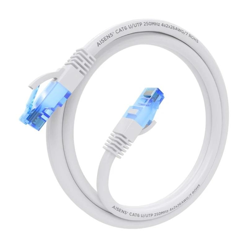 ANEAHE0902_800 Aisens Cable RJ45 CAT.6 UTP AWG26 CCA Blanco 1.0 - Imagen 1