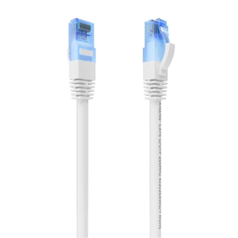 ANEAHE0933_800 Aisens Cable RJ45 CAT.6 UTP AWG26 CCA Blanco 10m - Imagen 1