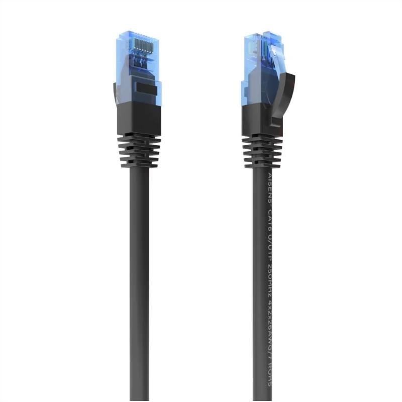 ANEAHE0936_800 Aisens Cable RJ45 CAT.6 UTP AWG26 CCA Negro 3.0m - Imagen 1