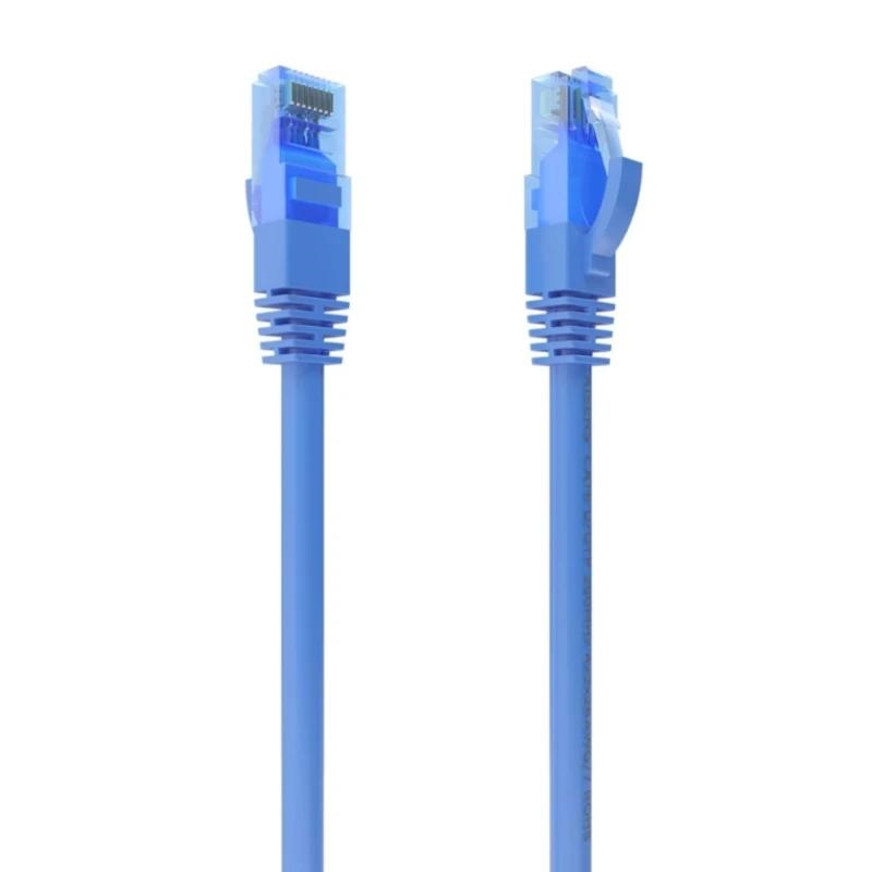 ANEAHE0961_800 Aisens Cable RJ45 CAT.6 UTP AWG26 CCA Azul 0.75M - Imagen 1