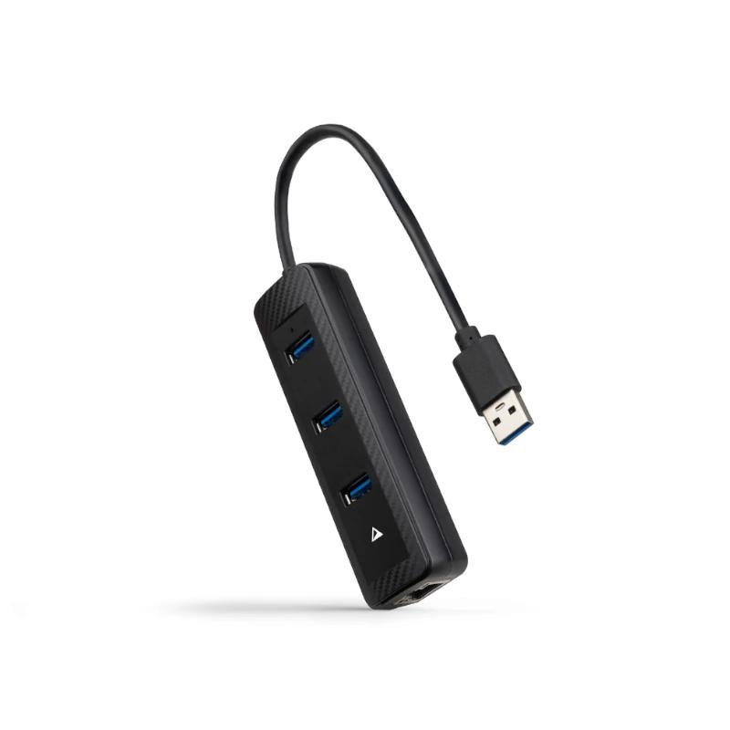 ANEAHE0967_800 Nanocable Conversor USB 3.0 Ethernet + 3xUSB 3.0 - Imagen 1