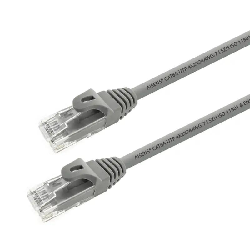 ANEAHE0986_800 Aisens Latiguillo RJ45 LSZH CAT.6A UTP blanco 25cm - Imagen 1