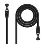 Nanocable Cable red Cat. 8.1 SSTP Negro 0,5m