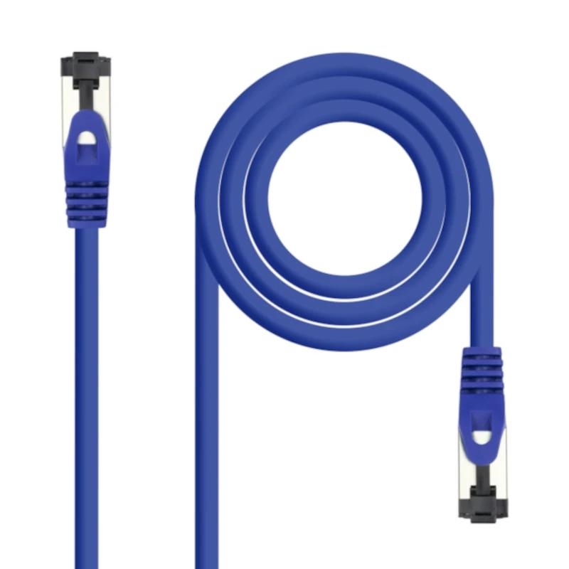 ANEAHE1006_800 Nanocable Cable red Cat. 8.1 2GHZ SSTP Azul 0,25m - Imagen 1