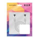 Nanocable Cable red Cat. 8.1 2GHZ SSTP Blanco 25cm - Imagen 4