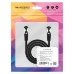 Nanocable Cable red Cat. 8.1 2GHZ SSTP Negro 0,30m - Imagen 4
