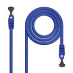 Nanocable Cable red Cat. 8.1 2GHZ SSTP Azul 1m