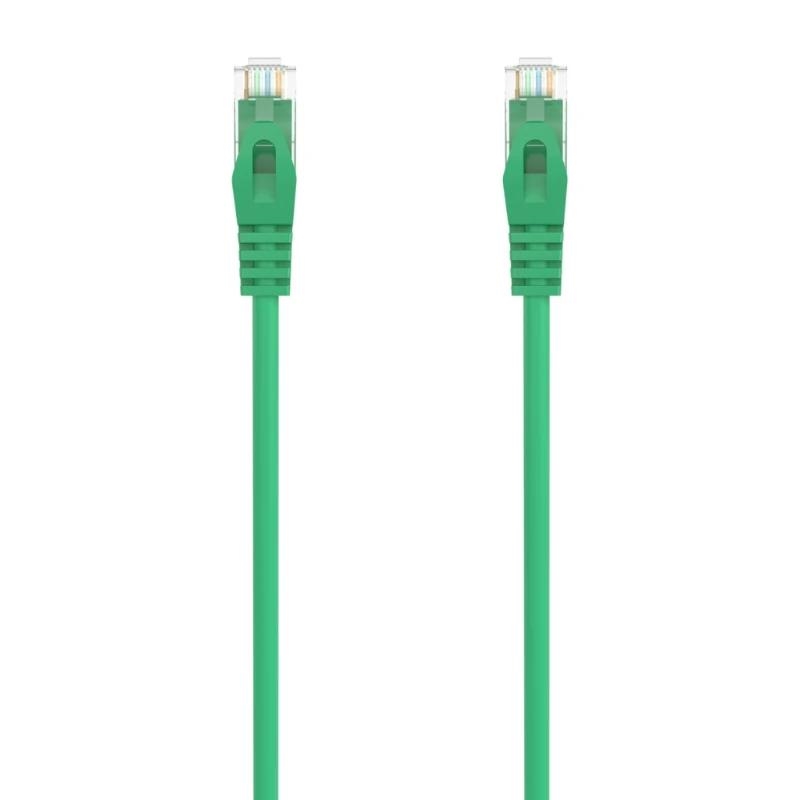 ANEAHE1044_800 Aisens Latiguillo RJ45 LSZH CAT.6A UTP verde 3.0m - Imagen 1