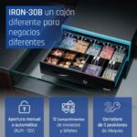 iggual Cajón Portamonedas IRON-30B 42cm 5+7/7+5 - Imagen 2