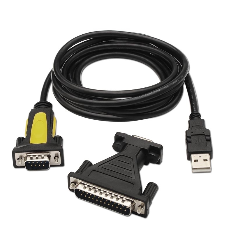 APTAPC0090_800 Nanocable Adaptador Usb a Serie DB9M/25H - Imagen 1