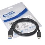 Nanocable Cable USB 3.1 Gen2 10Gbps3A USB-C/M-A/M - Imagen 2