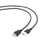 Gembird Cable de Extensión USB de 4,5 Mts Ngr