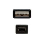 Nanocable Cable USB 2.0 Tipo A/M-Mini USB 5PIN/M1M - Imagen 3