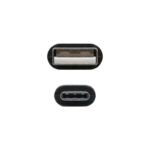 Nanocable Cable USB 2.0 3A Tipo USB-C/M-A/M 0.5 M - Imagen 3