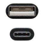Nanocable Cable USB 2.0 3A Tipo USB-C/M-A/M 2 M - Imagen 3