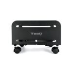 TooQ Soporte para CPU de SUELO con ruedas negro